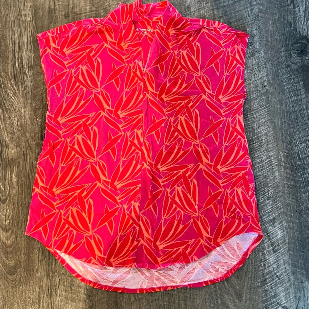 Soft Surroundings Vibrant Patterned Women's Top